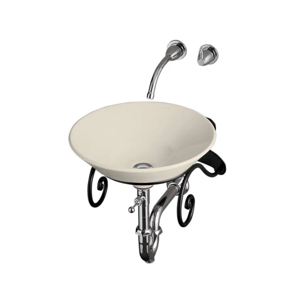 Conical Bell 17x22 Vessel Bathroom Sink - Almond R8845