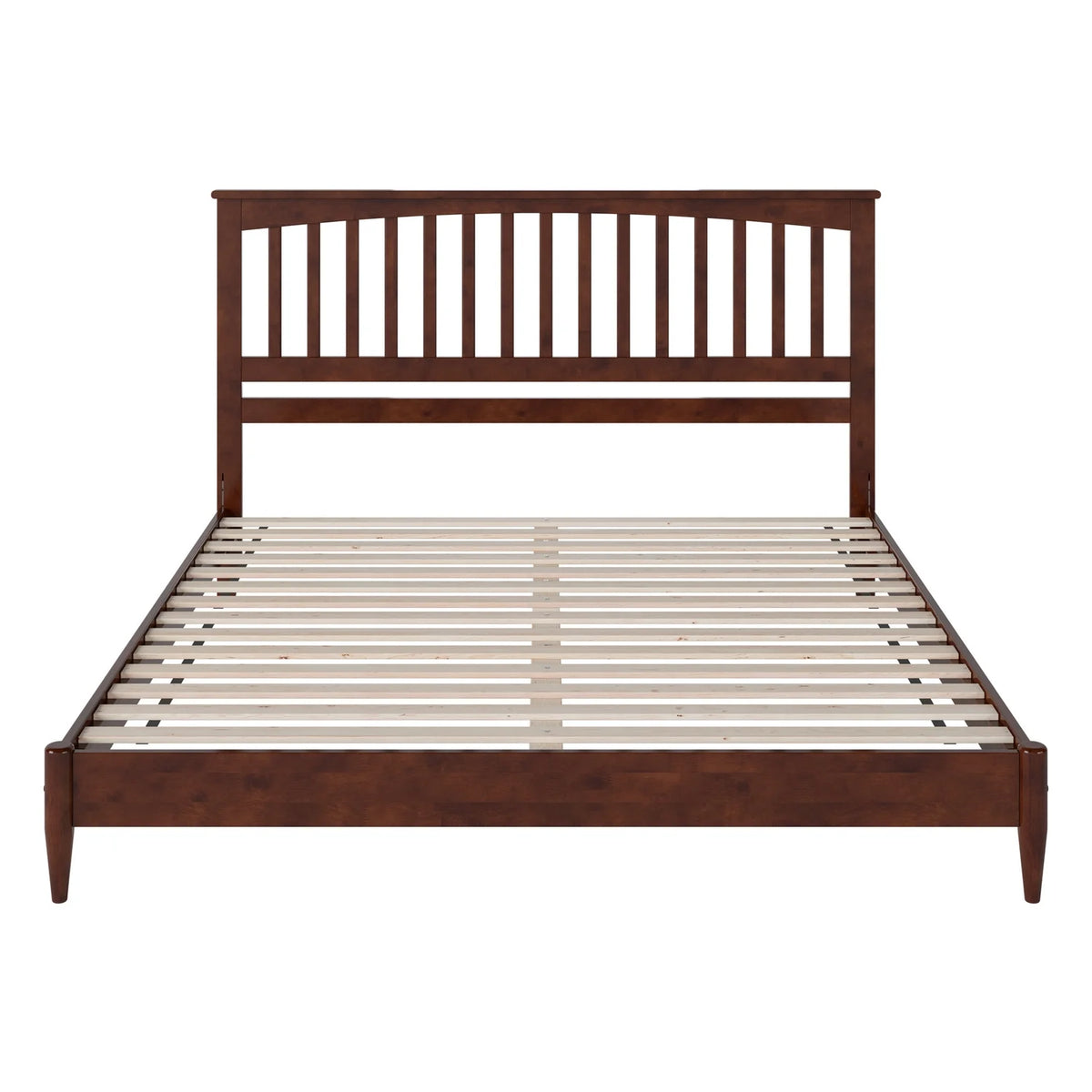 King Solid Wood Low Profile Platform Bed Y7221