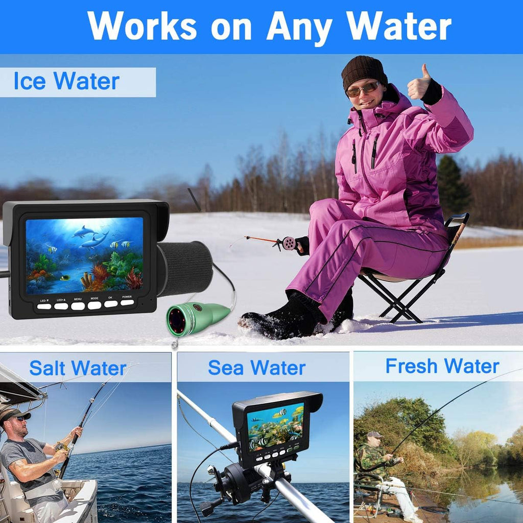 4.3 Inch IP68 Waterproof Underwater Ice Fishing Camera F31547