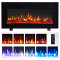 50" W 3 in 1 Electric Fireplace, Freestanding, Wall Mounted, Recessed, Remote Control F4861
