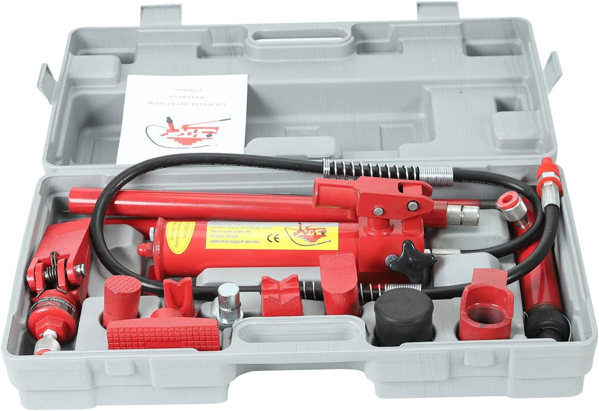 6 Ton Porta Power Kit with 78.7 inch Oil Hose Hydraulic Ram P94755