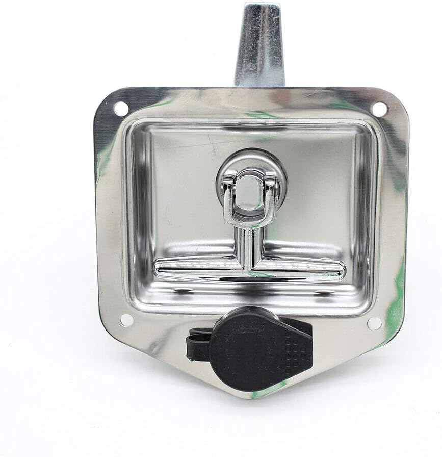 6Pcs Stainless Steel T-Handle Lock Tool Latch with Keys W569007