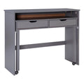 Extendable Wood Console Desk X89148