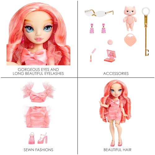 Pink Fashion Doll with Glasses and Accessories Q956181