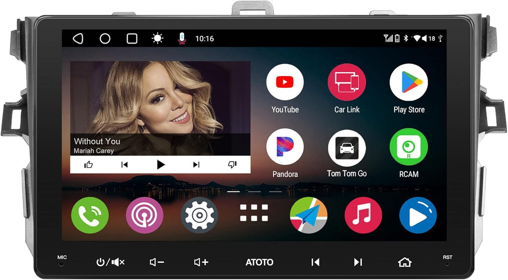 9inch IPS Display Double Din Car Stereo with Wireless CarPlay & Android Auto Z7109