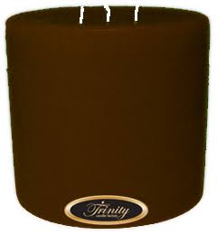 Cappuccino Pillar Candle 6x6 R967