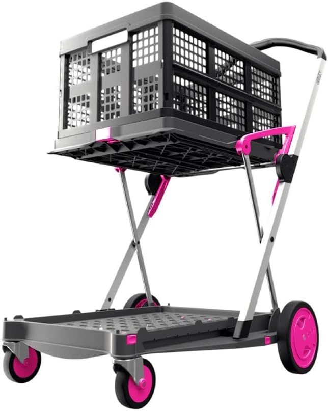 Collapsible Cart with Storage Crate (Black) L28591