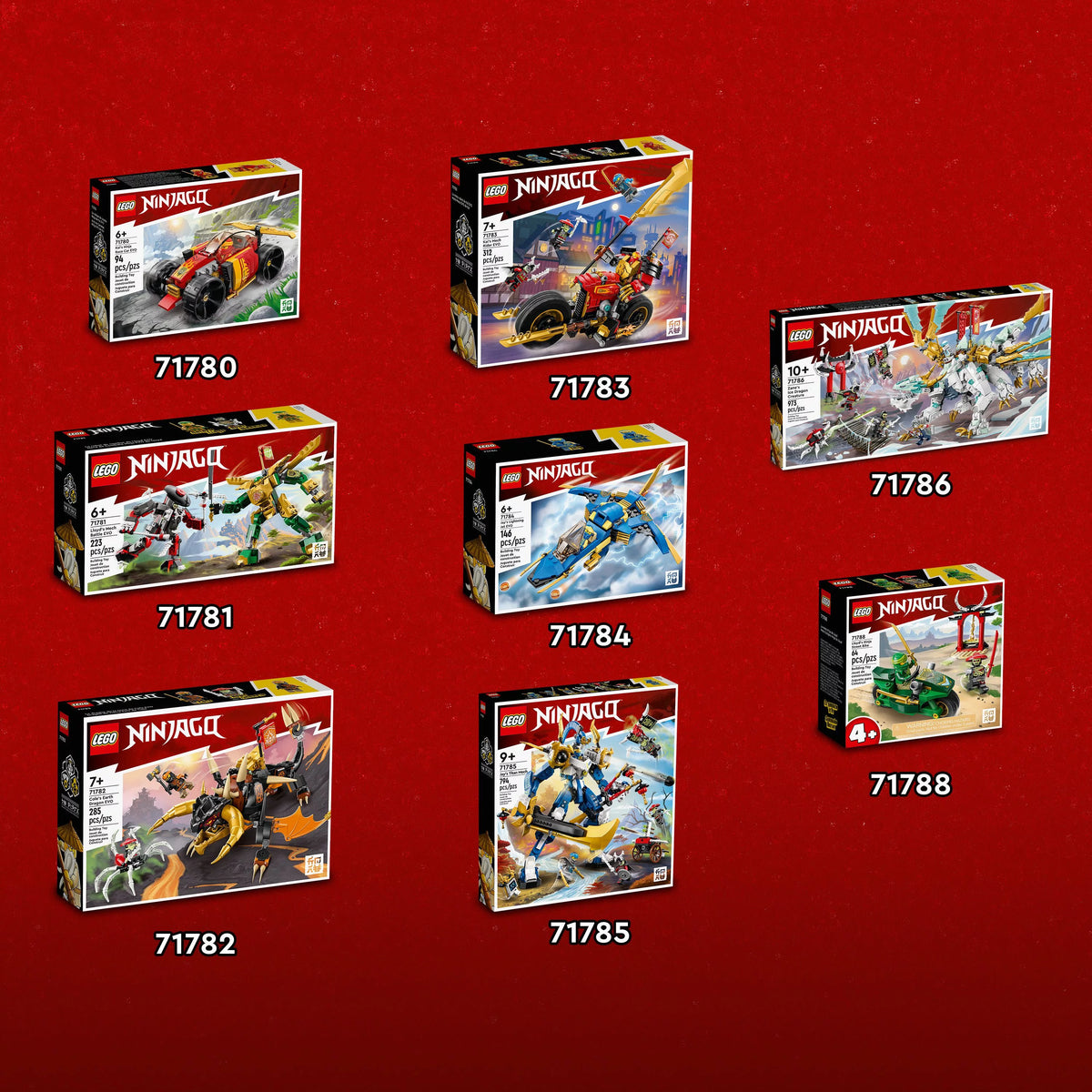 Ninja Brick Box Construction Set T117955
