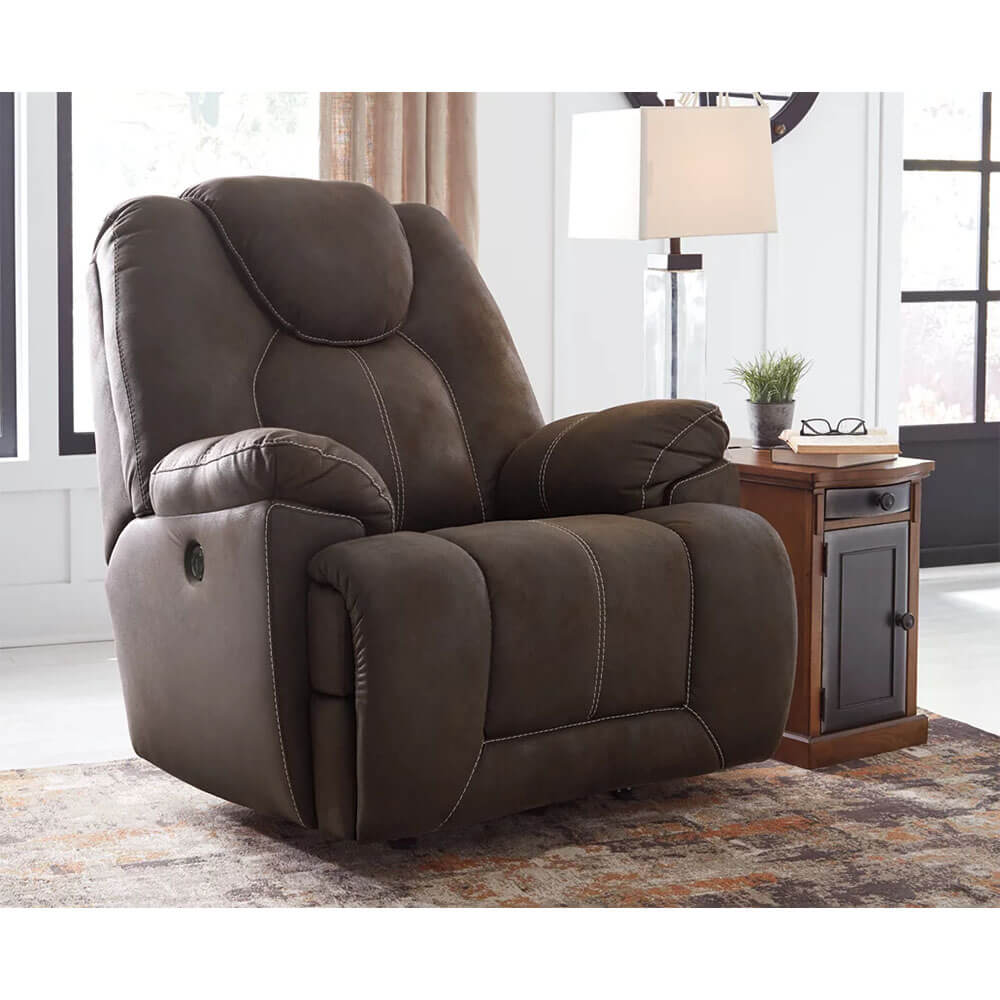 Coffee Power Rocker Recliner F475030