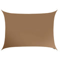 Mocha Brown Waterproof Rectangle Sail Shade X61551