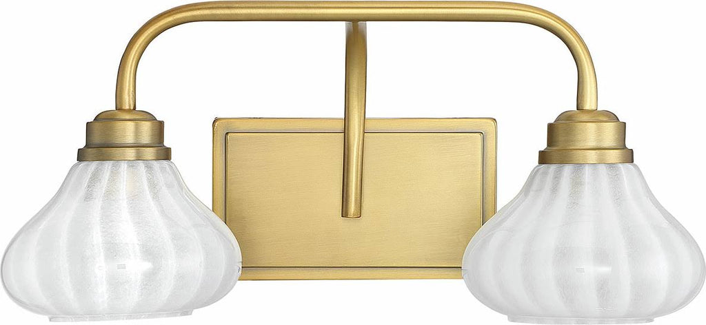 2 Light Warm Brass Bath X960