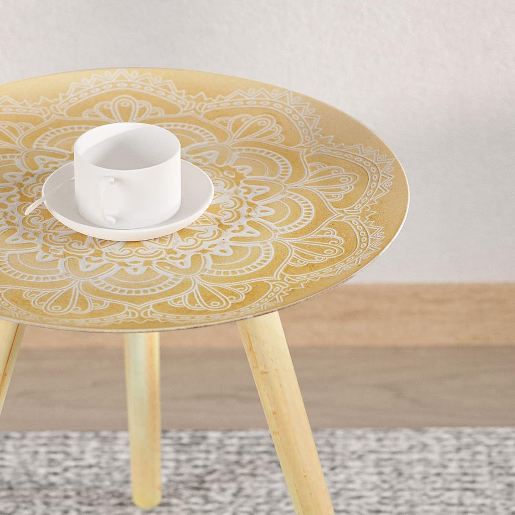 Peony Wood Side Table V621155