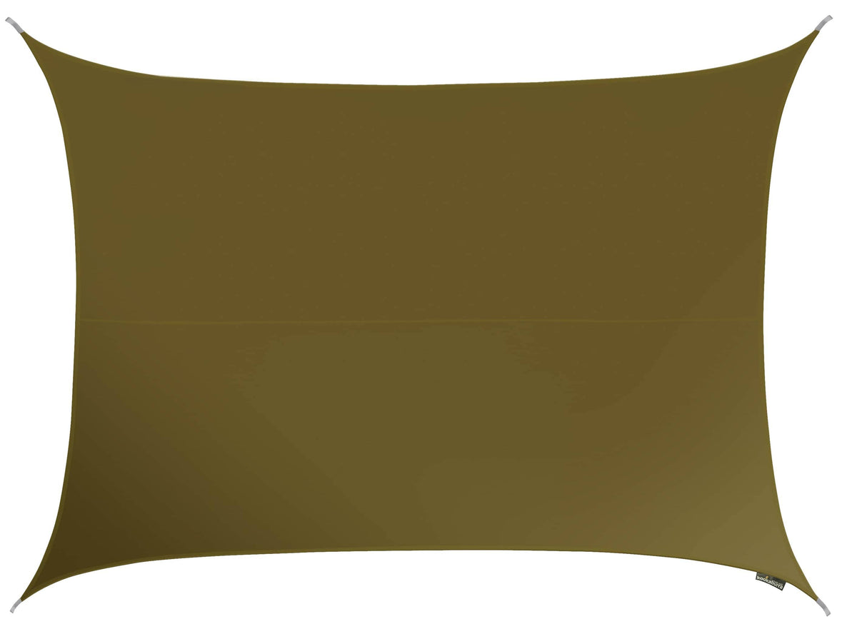 Mocha Brown Waterproof Rectangle Sail Shade X61551