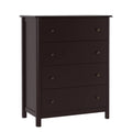 White 4 Drawer Wide Dresser L34642