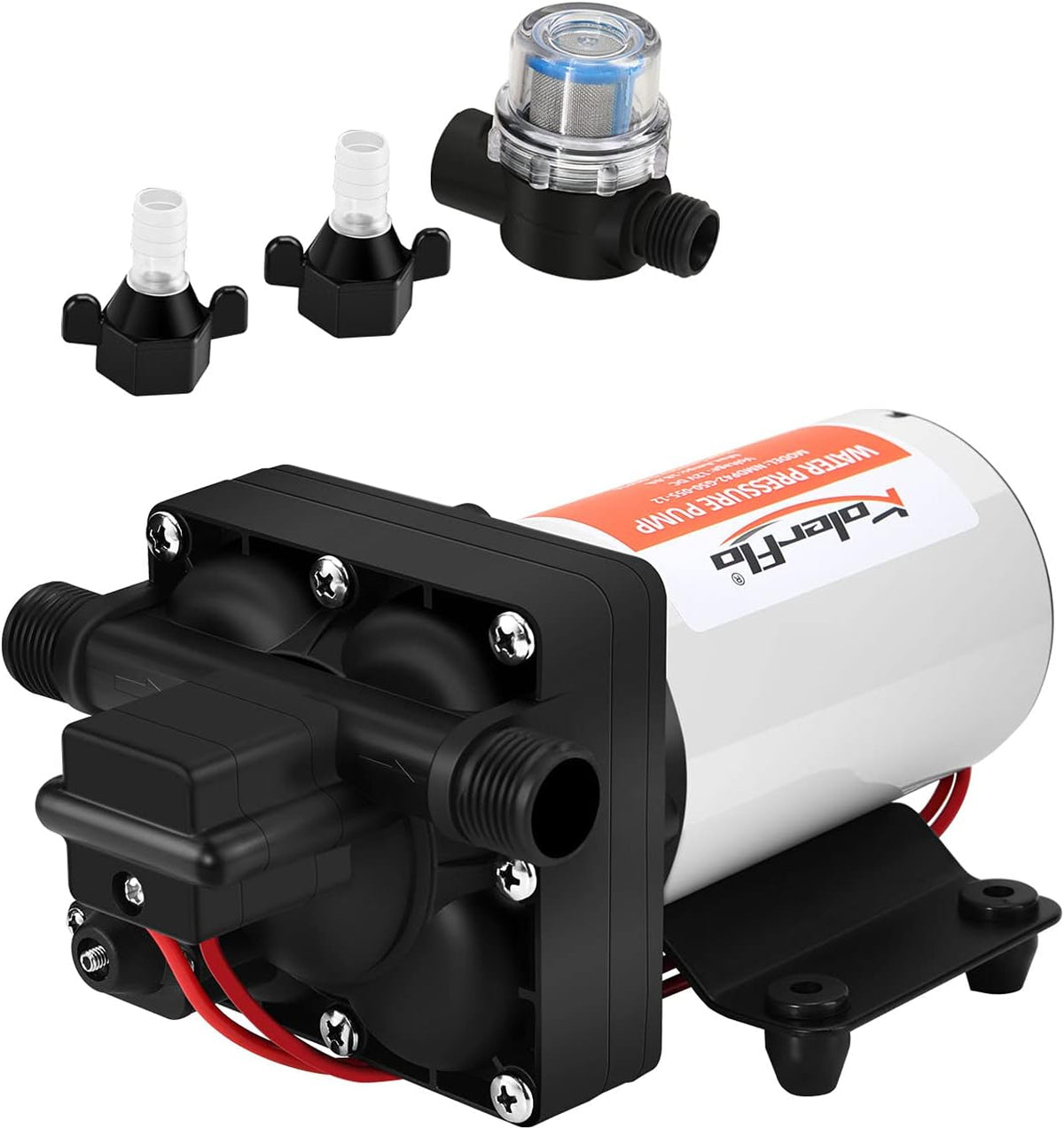 12V DC 5.0 GPM 55 PSI Self Priming Water Pressure Booster Pump A30924