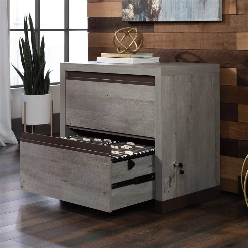 Contemporary Engineered Wood Lateral File in Mystic Oak D3996