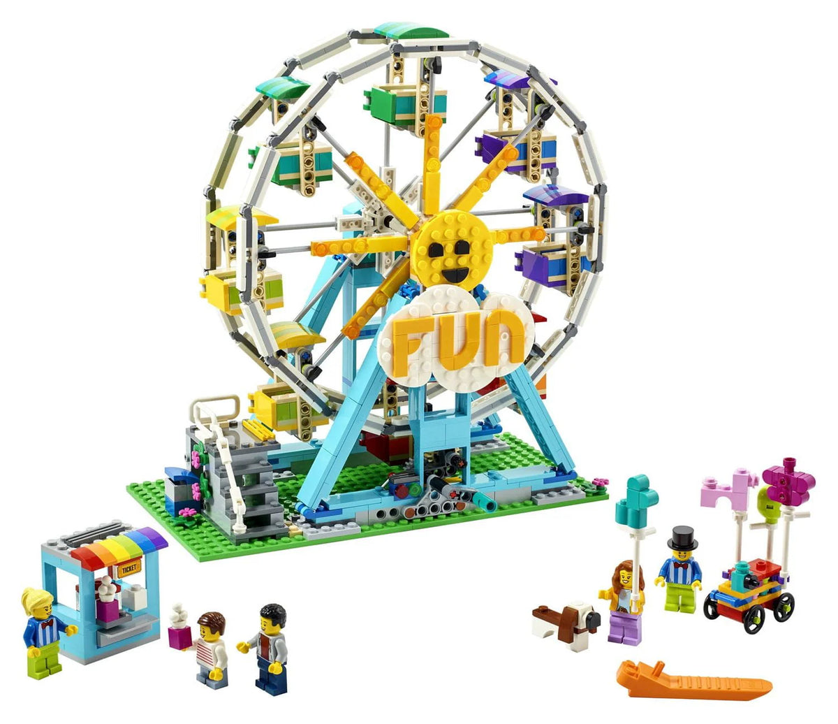 Building Toy with 5 Minifigures 1,002 Pieces E7570