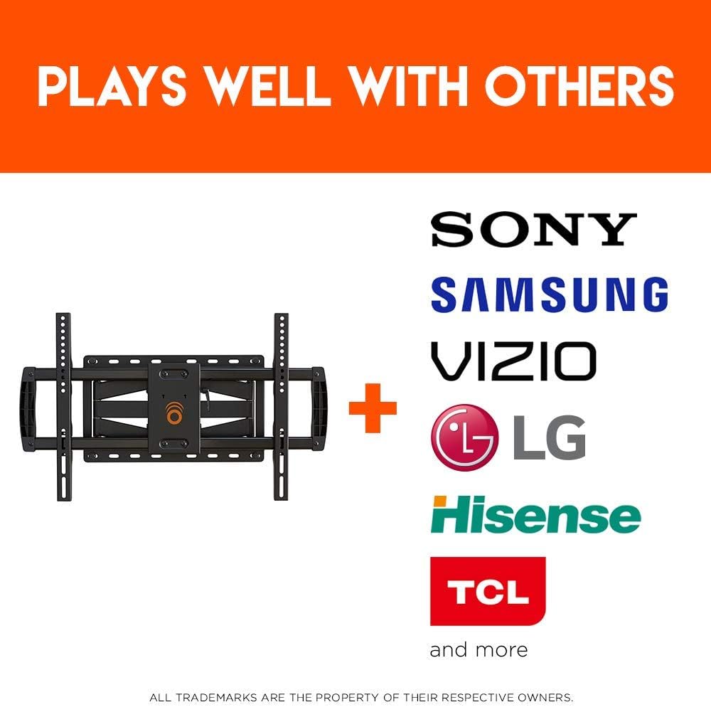 Full Motion Articulating TV Wall Mount Bracket for TVs Up to 75" Y73454