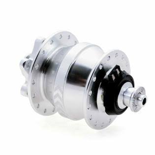 Silver Dynamo Bike Hub 32H 100mm Z72975