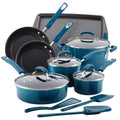 14 Piece Non-stick Hard Enamel Cookware Set K5097