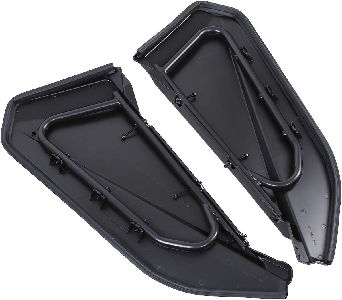Black 2 Door Lower Door Panels Inserts Kit M189561