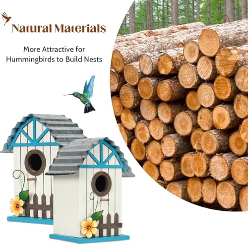 Blue Bird Houses Wooden Bird Nesting Box X889