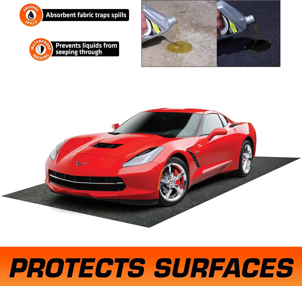 Charcoal XL Garage Floor Mat (22' x 8'10") Z8578
