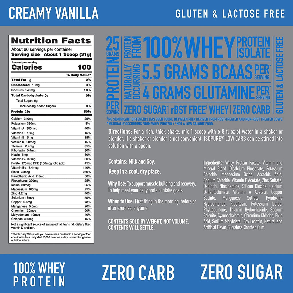 Creamy Vanilla Protein Powder, 4.5 lb A8004