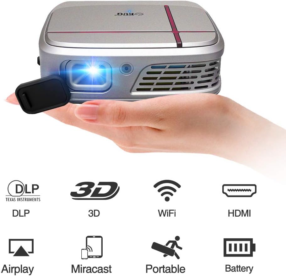 Wireless Mini DLP Projector with Built-in Battery C81851