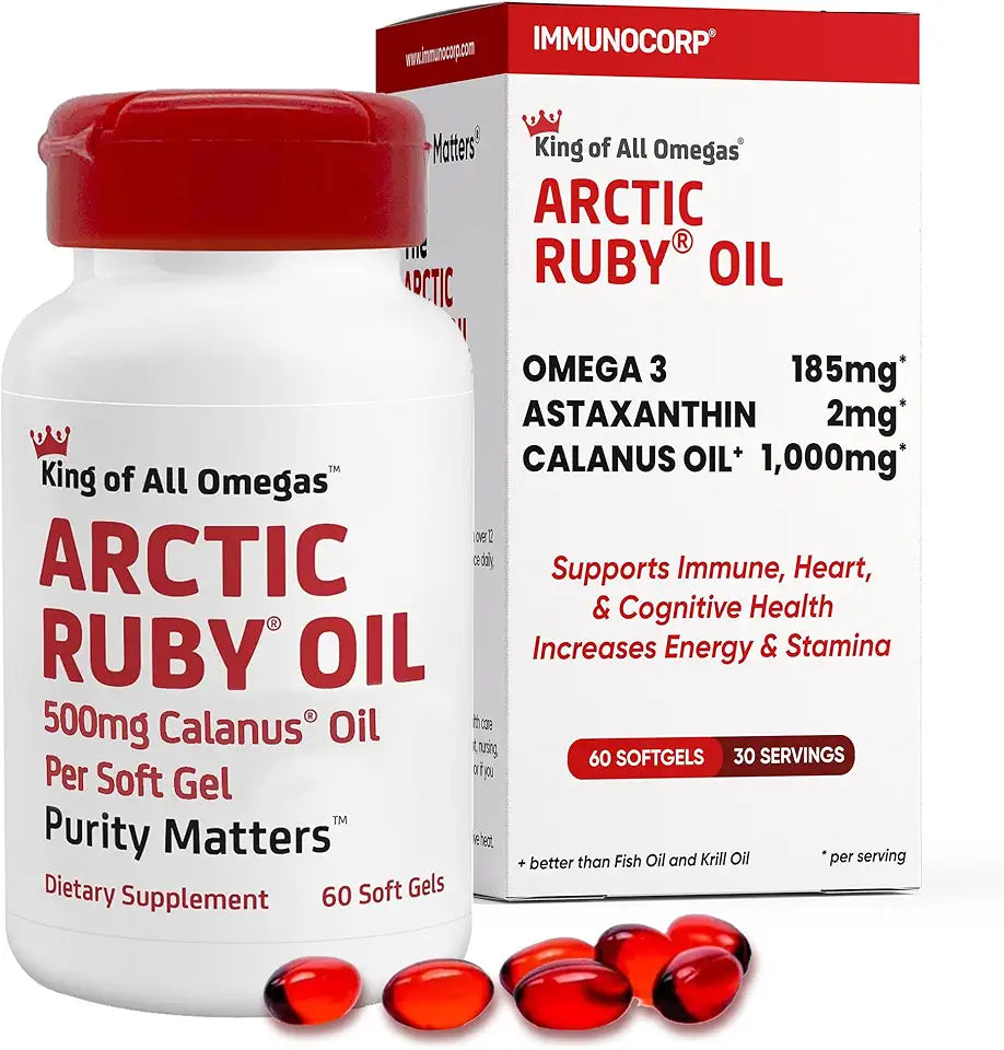 Omega 3 Supplement with Astaxanthin 60 Softgels P8023