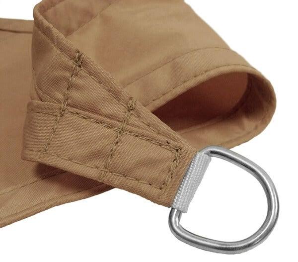 Mocha Brown Waterproof Rectangle Sail Shade X61551