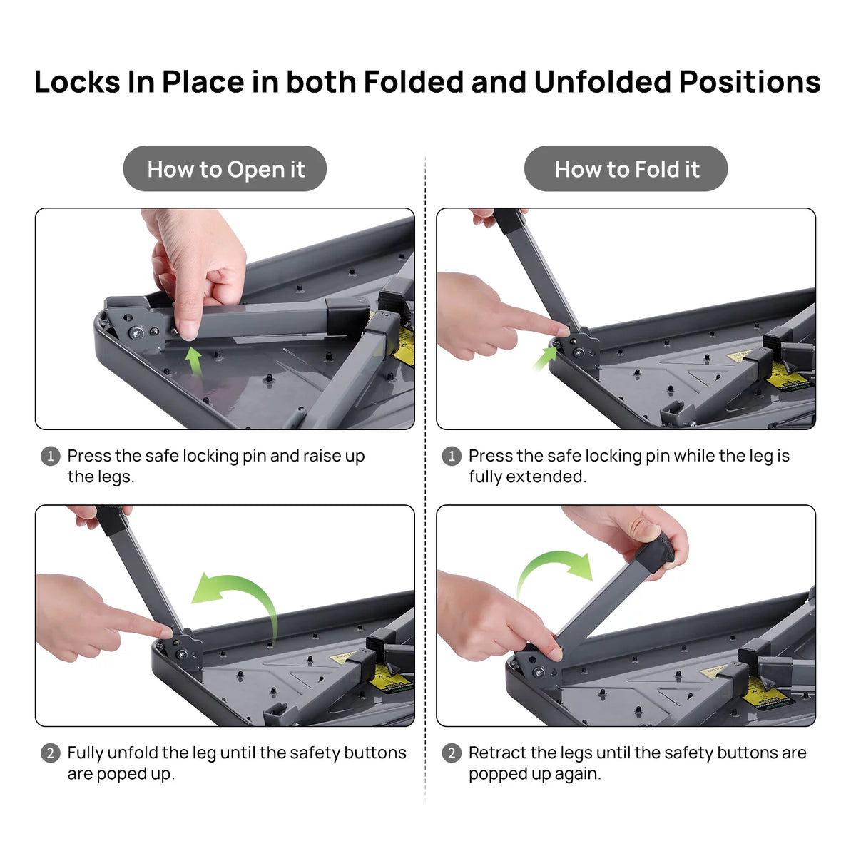 Lightweight Folding Steel Step Stool 330-Pound Capacity O817