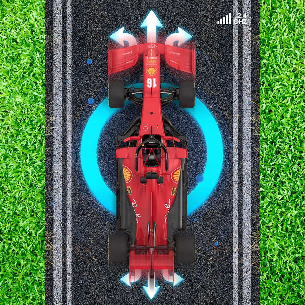 1:16 Remote Control F1 Racing Car Building Blocks Model Pack of 2 M9443