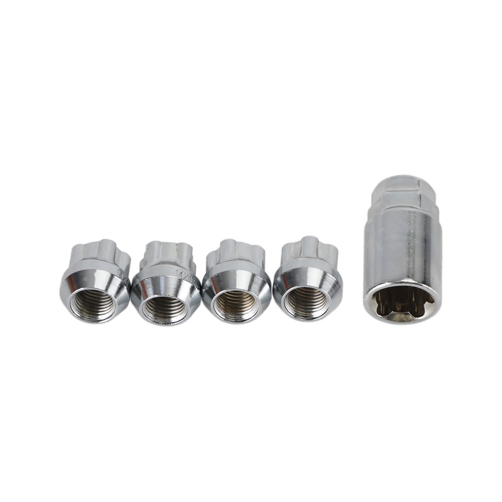 4PCS Chrome Wheel Lock Lug Nut M14x1.5 K76145