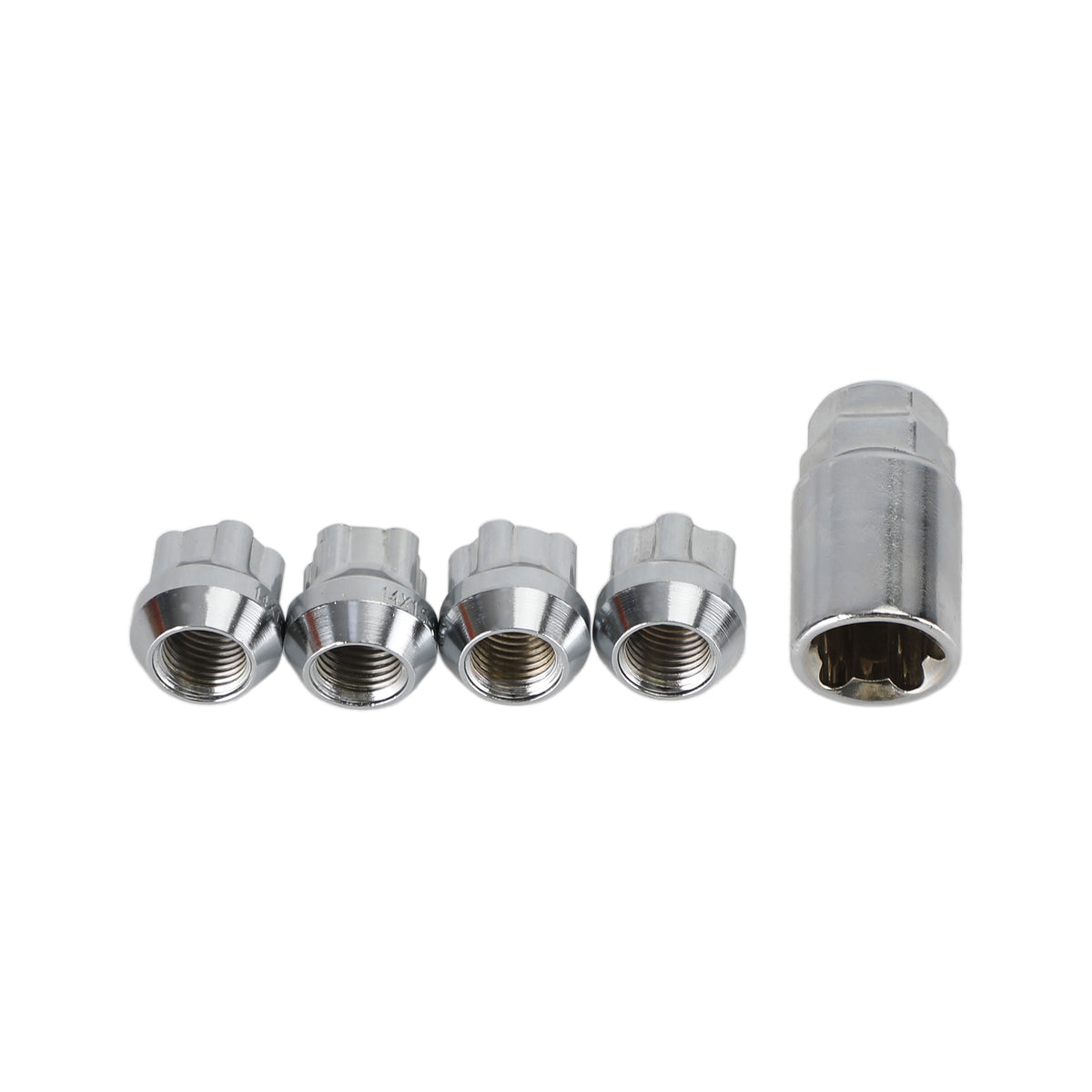 4PCS Chrome Wheel Lock Lug Nut M14x1.5 K76145