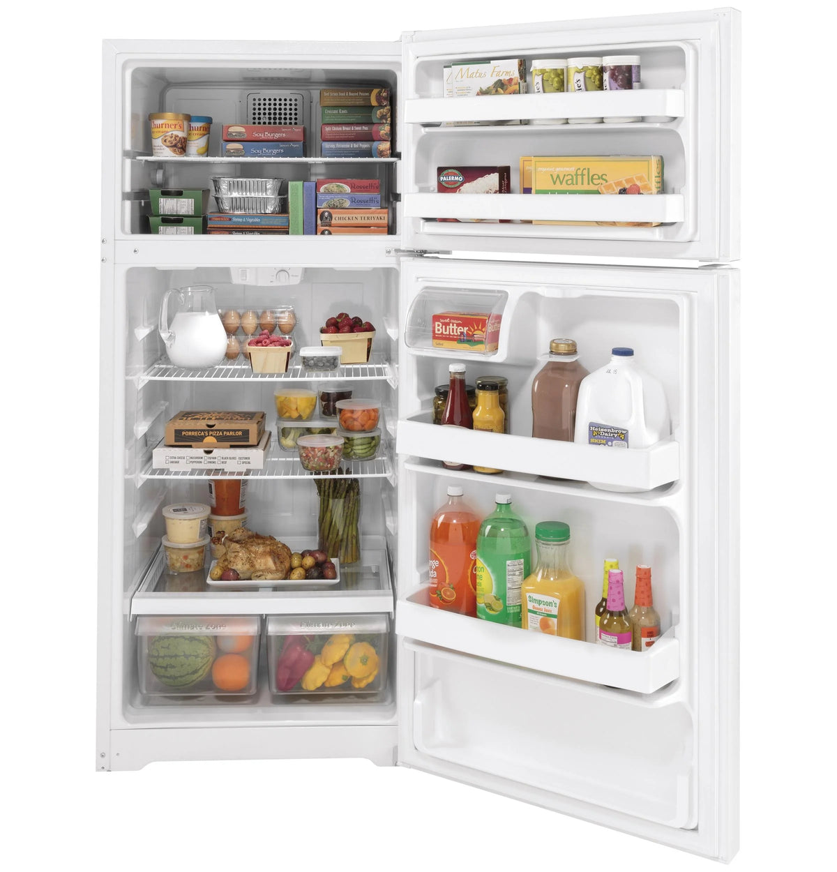28 Inch Freestanding Top Freezer Refrigerator 16.63 cu. Ft R794