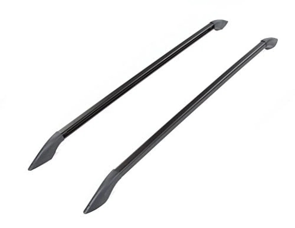 Black 58" Long Drill-in Installation Roof Rail I3834