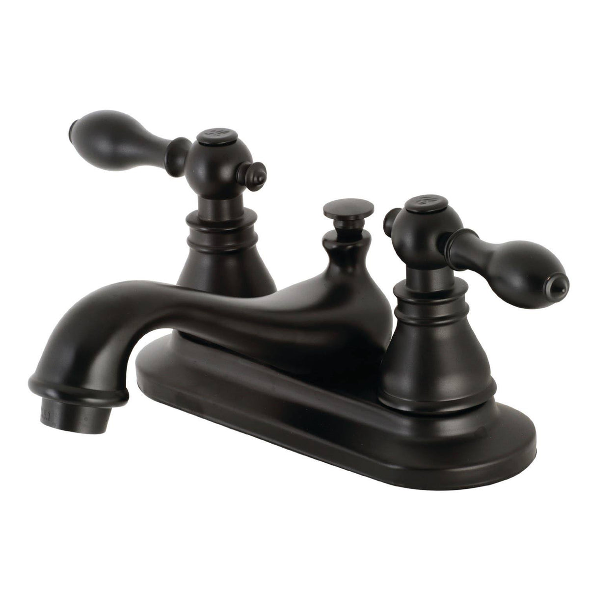 Matte Black 4x22 Centerset Bathroom Faucet R967676