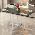 Drop Leaf Folding Wooden Dining Table L418237