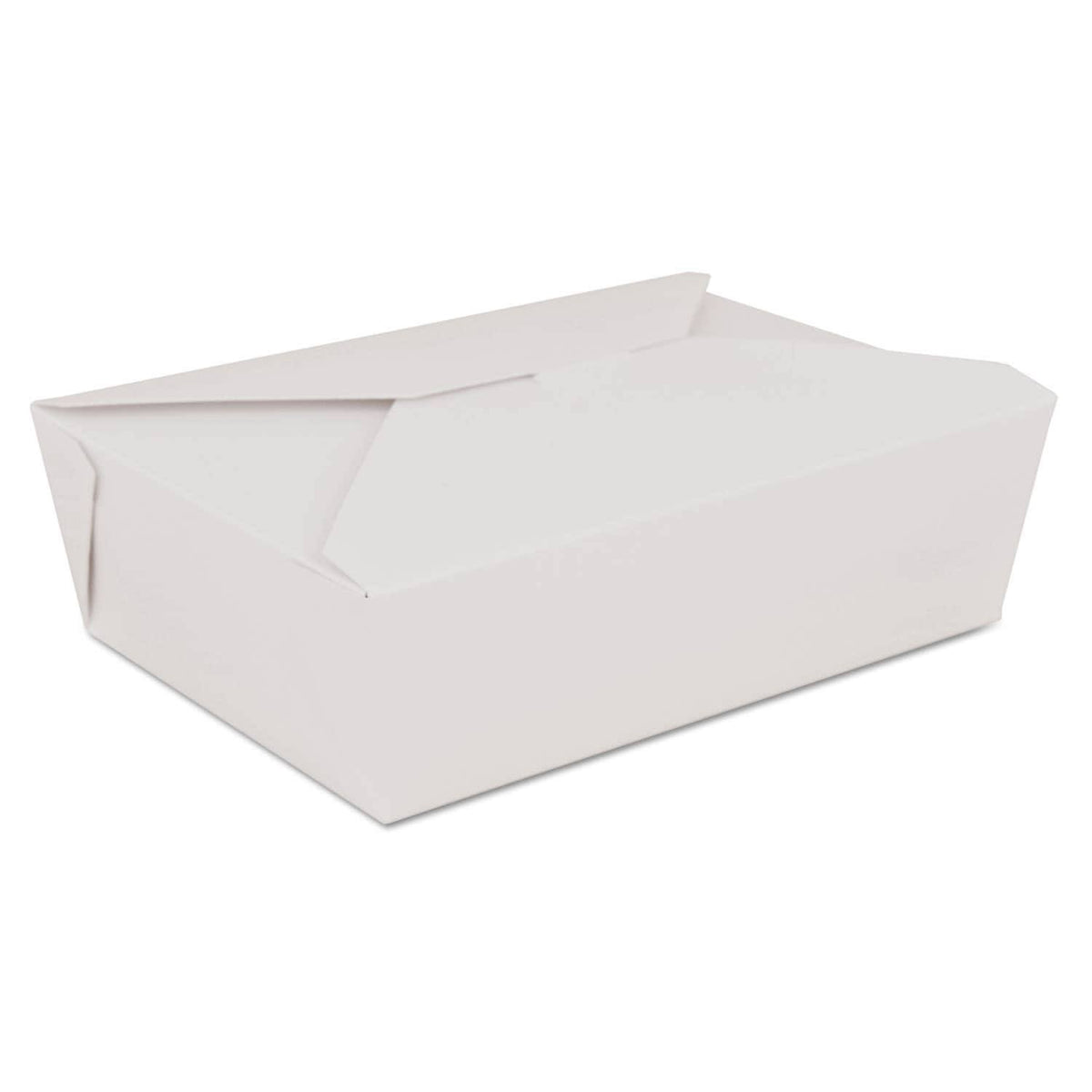 Retro Carryout Boxes, Paperboard, White P617