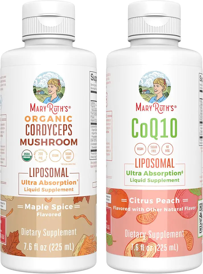 Cordyceps Liposomal & CoQ10 Vegan Non-GMO Gluten-Free Q9279