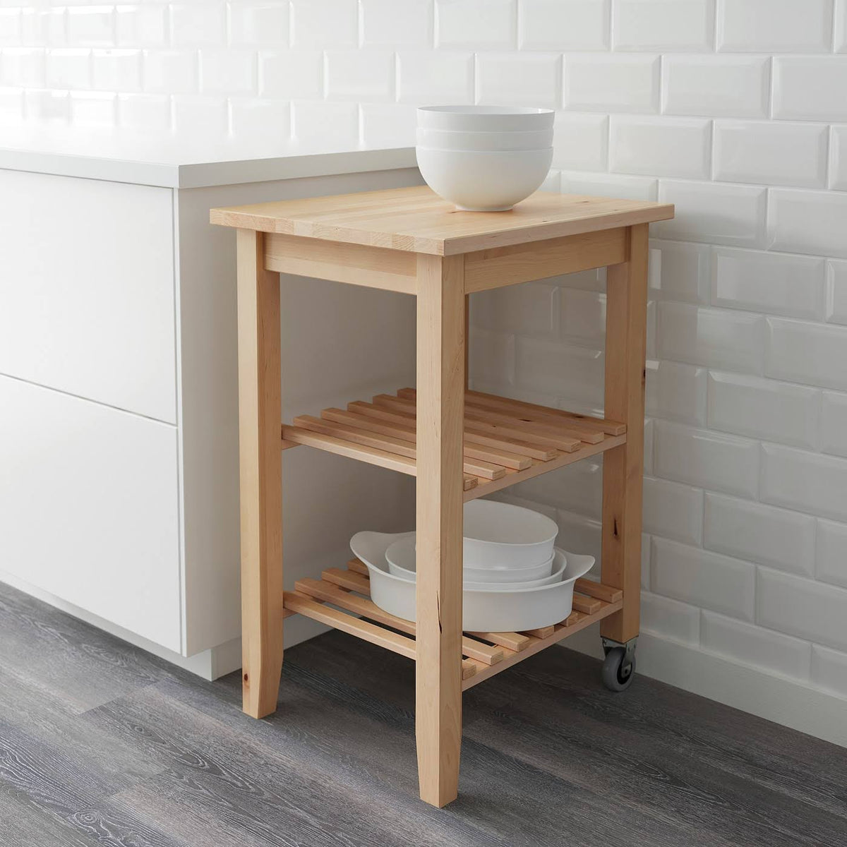 Birch Kitchen Cart Z91311