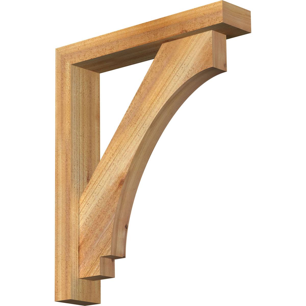 Rough Sawn Bracket with Offset Brace Q855536