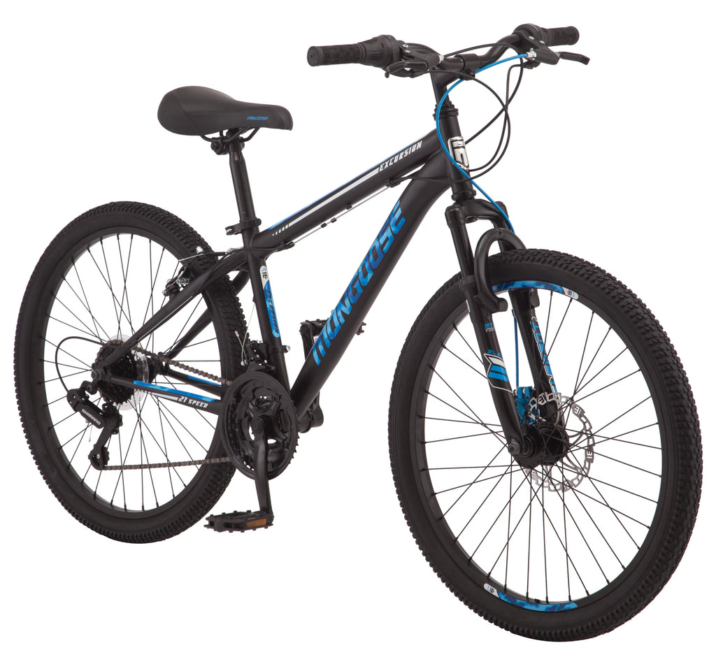 24-inch 21 Speed Black Mountain Bike H248