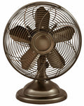 Antique Metal Desk Fan 12 3-speed J7344