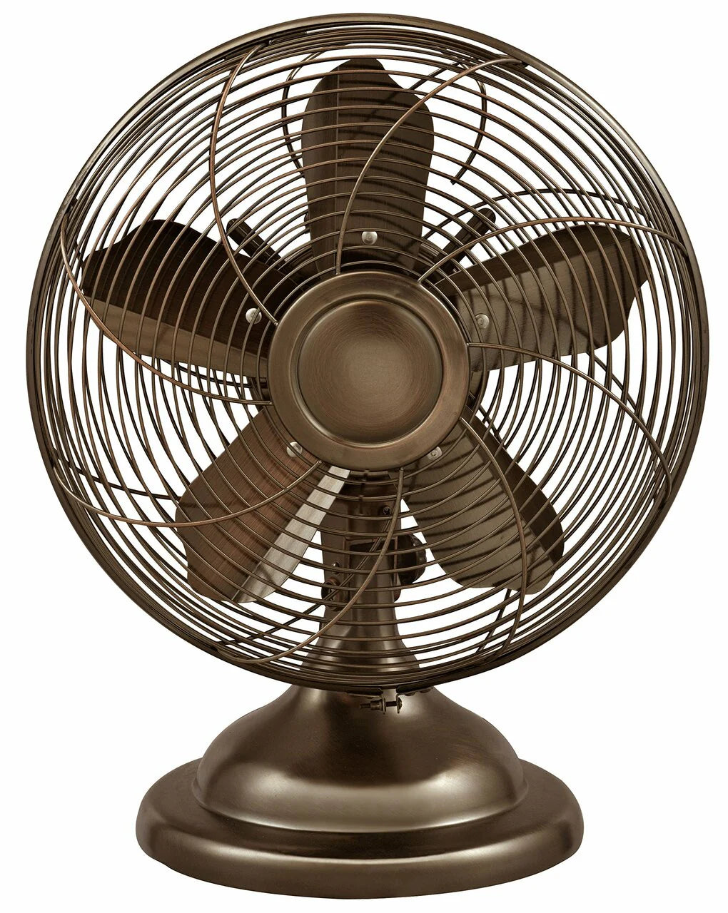 Antique Metal Desk Fan 12 3-speed J7344