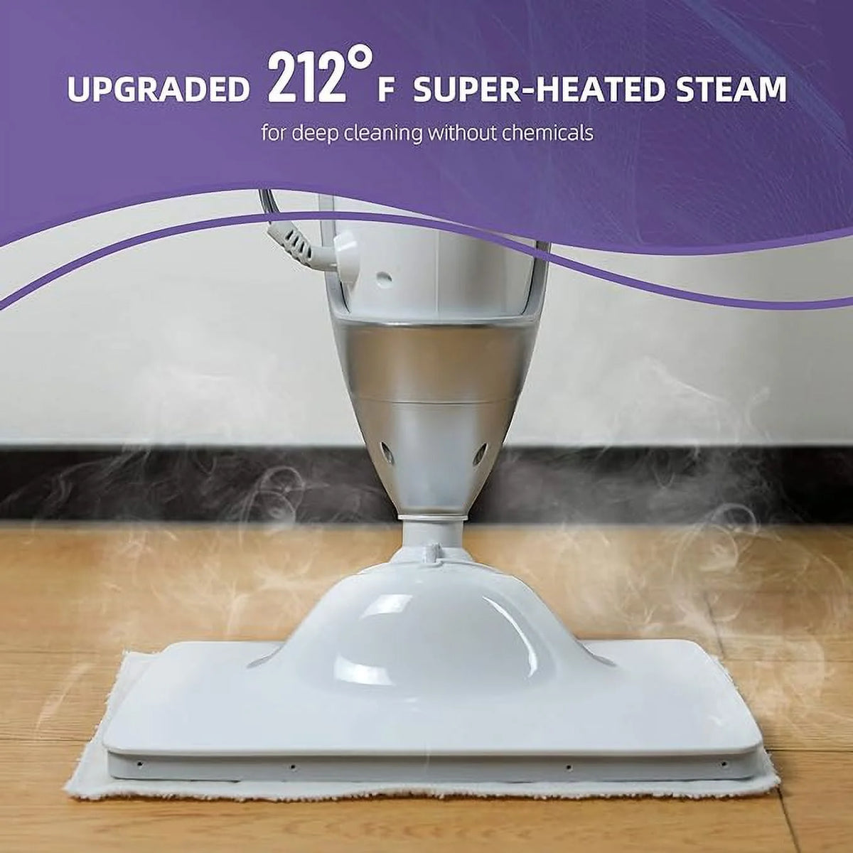 White Multi-Functional Steam Mop A68727