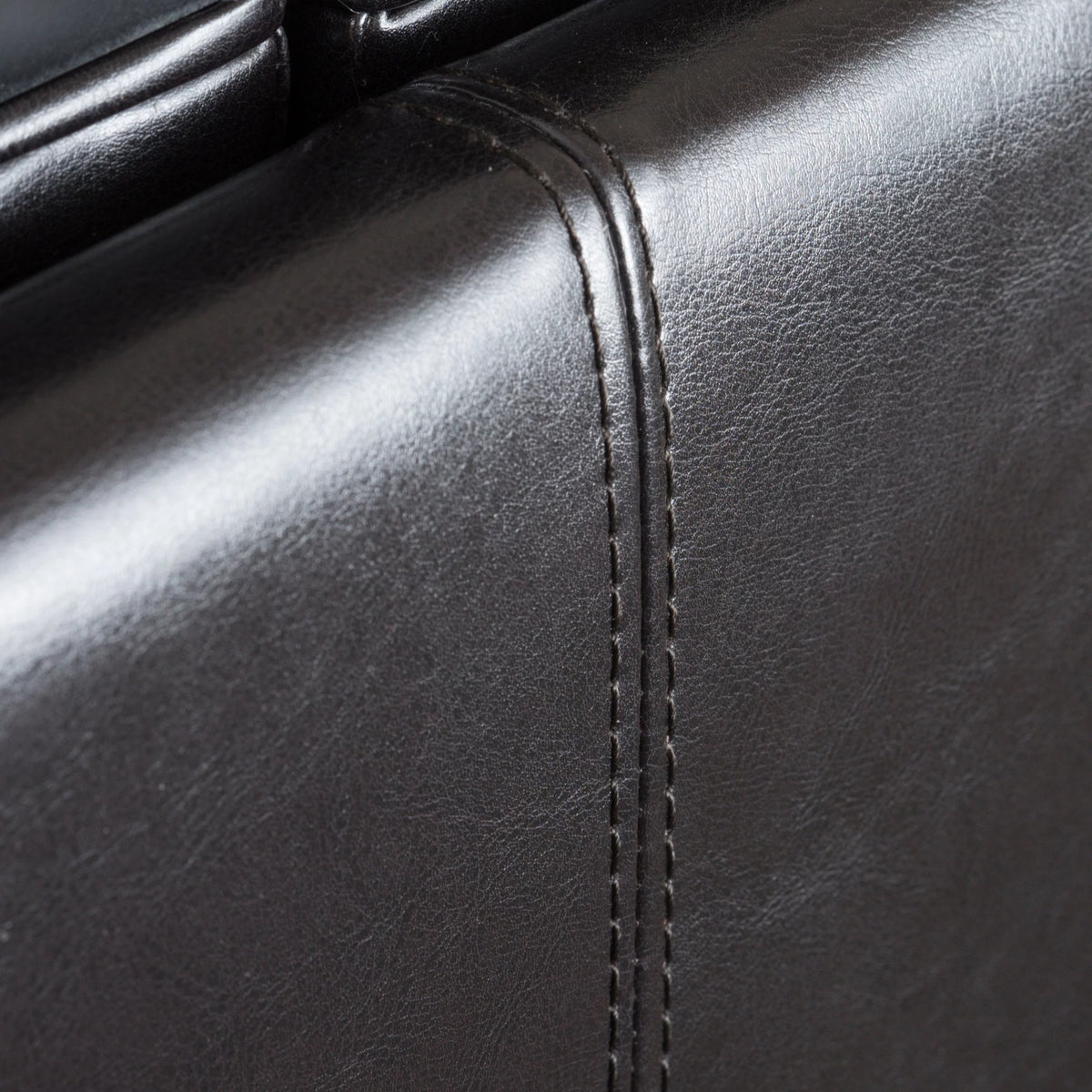 Bonded Leather Storage Ottoman S975