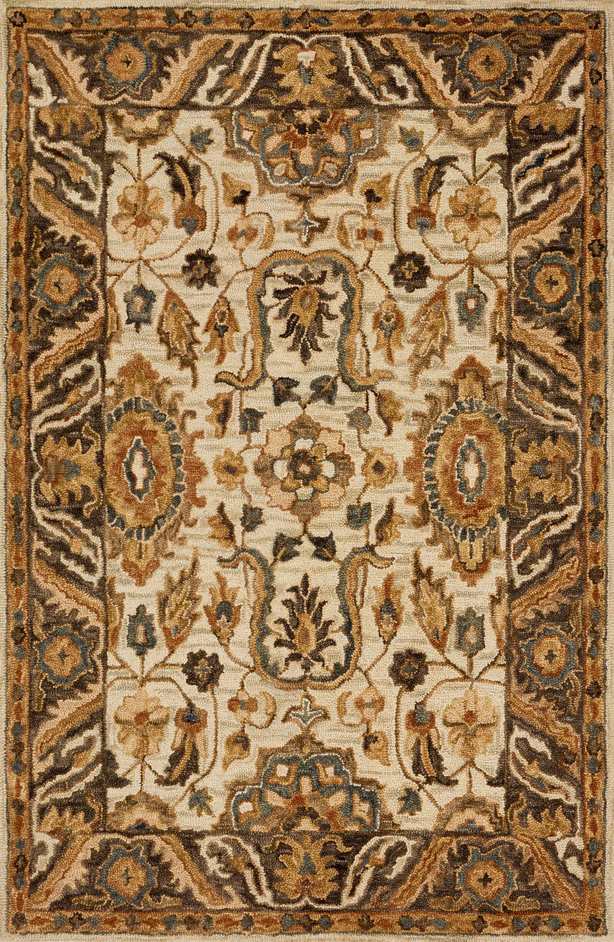 Ivory Dk Taupe 9'3 x 13' Rug U737