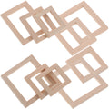 10 Pcs Solid Wood Doll House Miniature Kit J946287